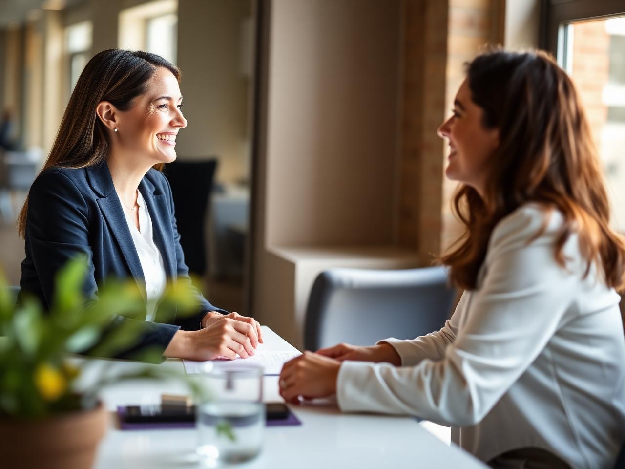 An accounting partner meeting a FundFindrs specialist to discuss client funding