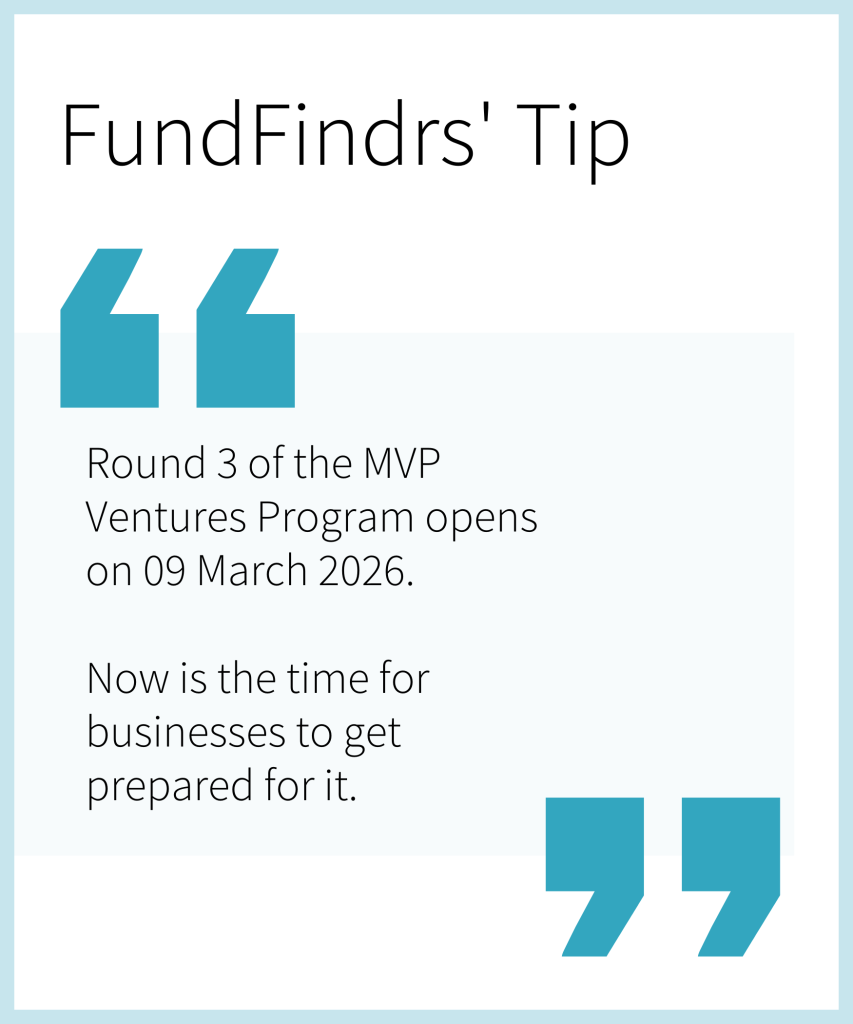 MVP Ventures Program FundFindrs Tip